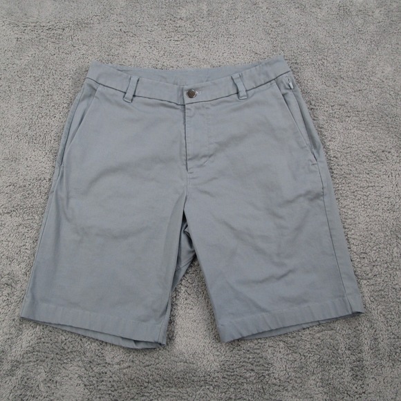 Lululemon Other - Lululemon Mens Commission Short 9 Blue Grey Chino Style Golf Shorts Size 30